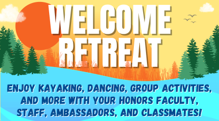 Welcome retreat promo flyer