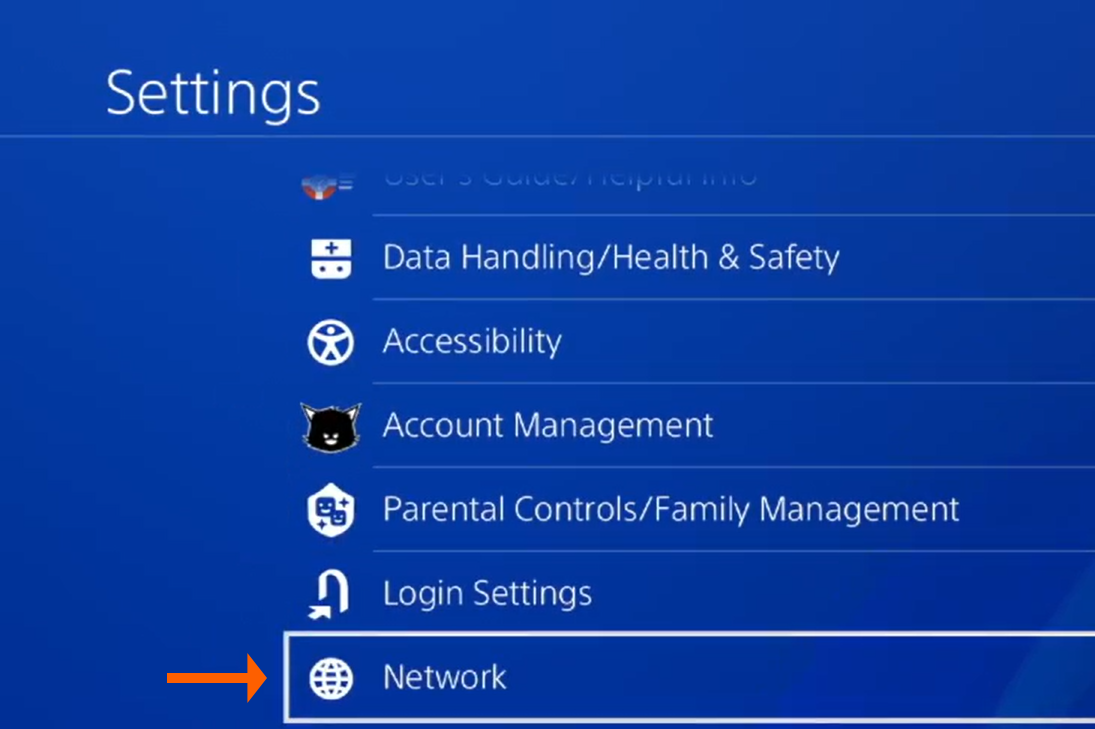 PS4 Settings Options