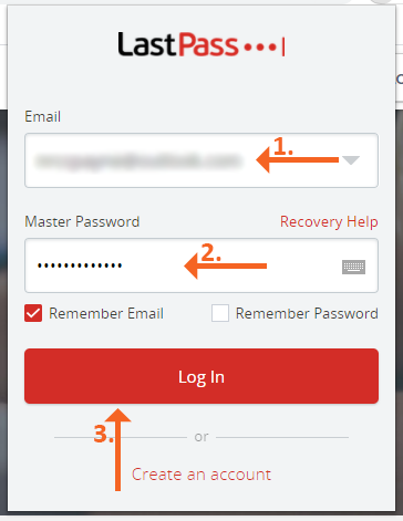 Win Chrome LastPass Login