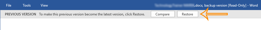 Restore