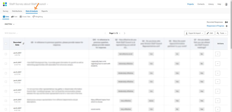 Data and Analysis Report