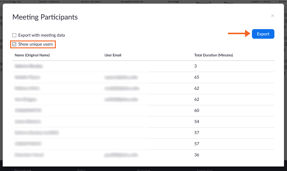 Zoom: Attendance Reports