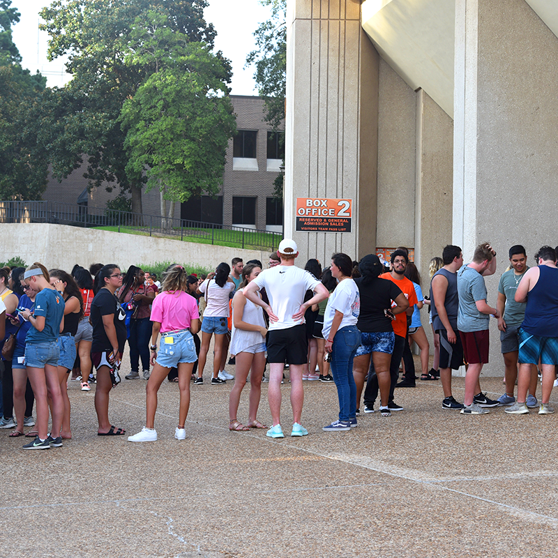 people in line at box office 1